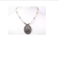 Classic Handmad Necklace With Semi Precious Beads