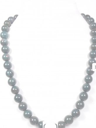 Emerland Green Royal Big Semi Precious Beads Elegant Necklace