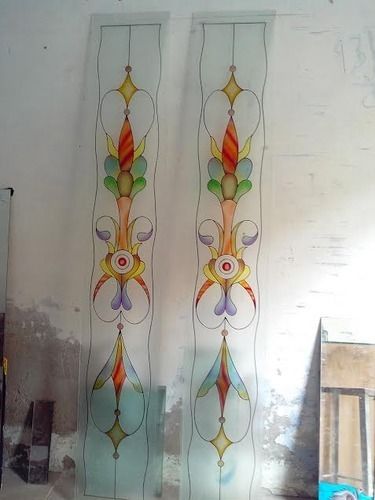 Colored Etched Glass