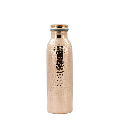 Copper Hammered Joint Free Leak Proof Water Bottle