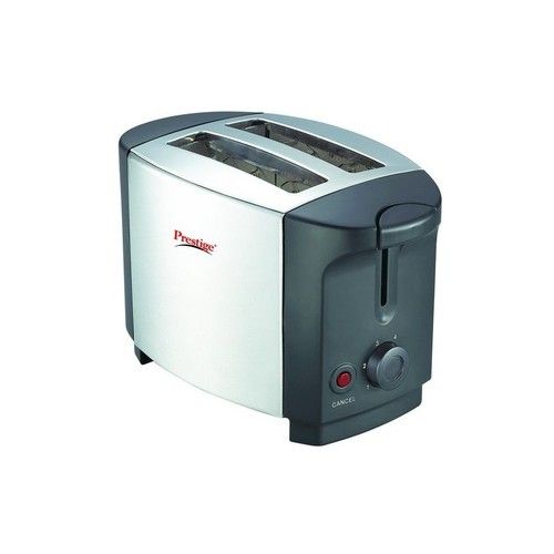 Popup Toaster - Stainless Steel, 750 Watts Power, 6 Browning Levels, Slide Out Crumb Tray, Easy Toast Lever