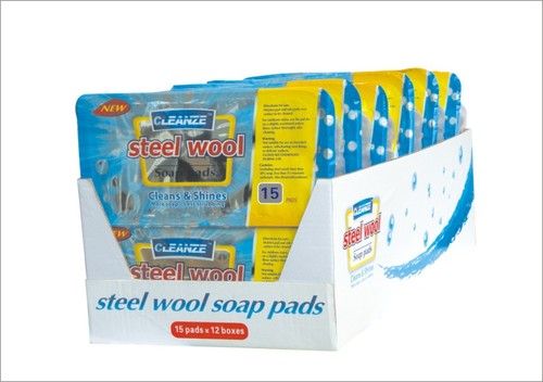 Household Cleaning Steel Wool Soap Pad