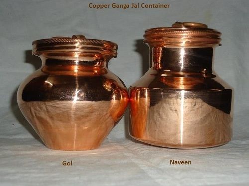 Copper Ganga Jal Container 