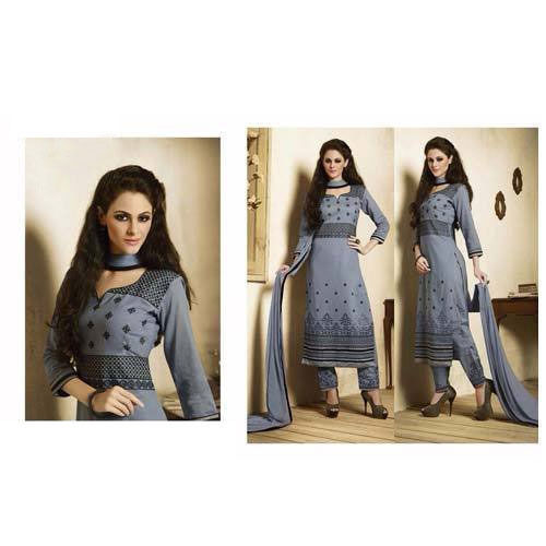 Digital Printed Pure Cotton Punjabi Suit in Cream : KJL1045