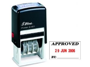 Self Inking Date Stamp