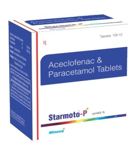 Starmoto P Aceclofenac And Paracetamol Tablets