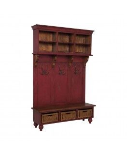 Legacy Wood Red Stain Cabinet