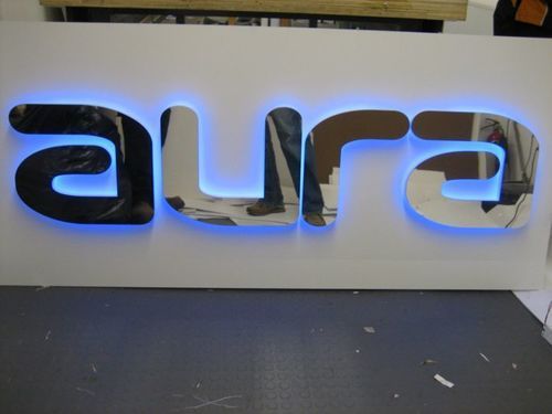 Steel Backlit Letter Signage