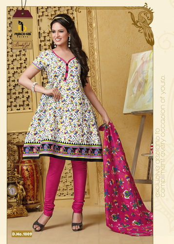 Jetpur Cotton Unstitched Salwar Suit