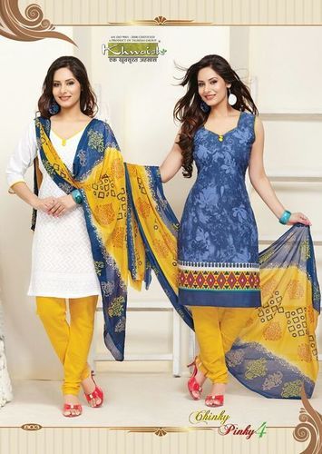 Unstitched Patiala Suits 