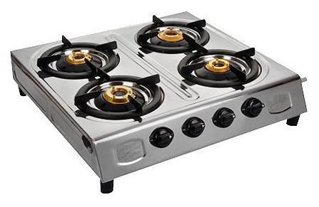 Four Burner Stainless Steel Stove