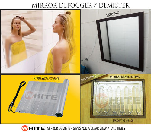 Demister Pad For Bathroom Mirror