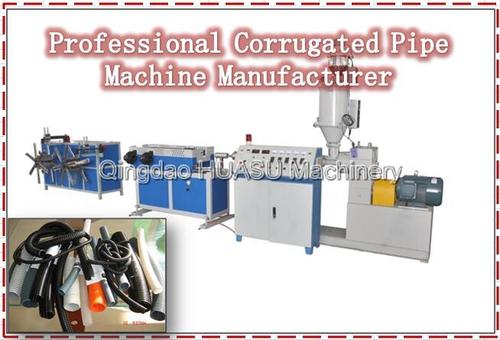 PE/PVC/PP Single Wall Corrugated Pipe Extrusion Machinery