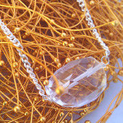 Crystal Cut Tumble Necklace