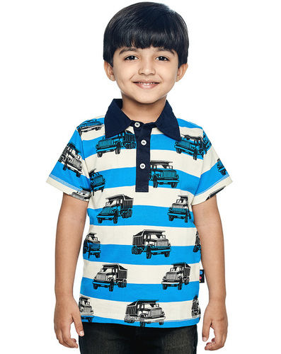 Boys Truck Polo Tee