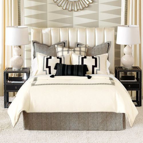 Leather Contrast Bed