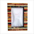 Decorative Wood & Mop Picture Frame