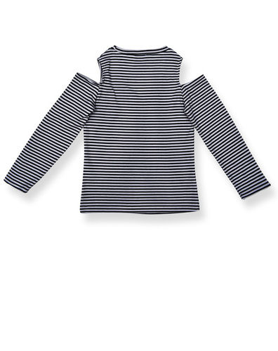 Girls Top Gap Sleeve