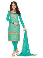 Unstitched Cotton Salwar Kameez