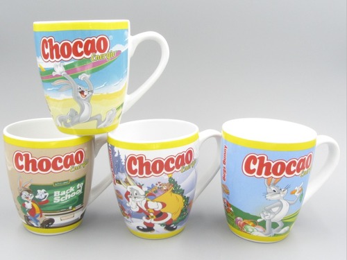 Ceramic Mugs With Colorful Printing