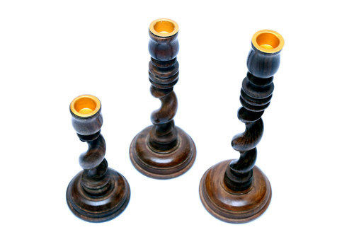 Classic Wooden Candle Holder
