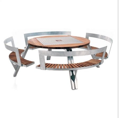 Stainless Steel Canteen Table - Durable Design, Hassle-Free Installation, Simple Maintenance | Optimized Seating Capacity, Multiple Shapes Available