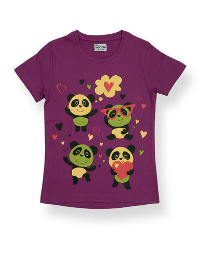 Girls Little Panda Tee