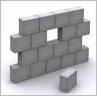 House Made of Lightweight Concrete Blocks