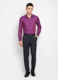 Blue Solid Slim Fit Men'S Trouser