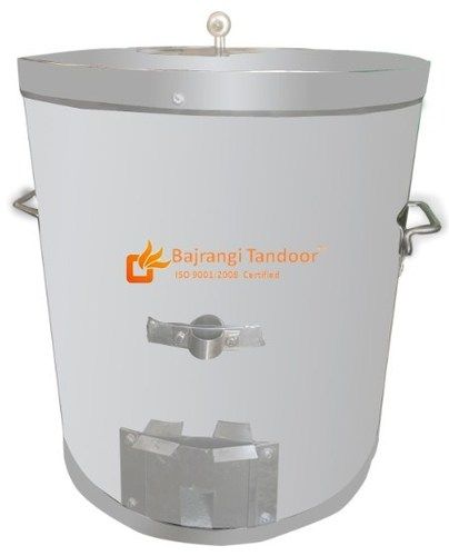 Stainless Steel Round Tandoor Gas Charcoal