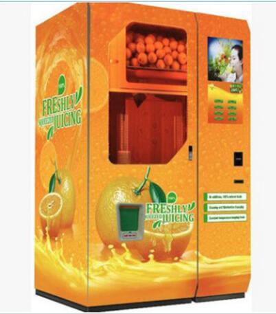 Metal Orange Juice Drink Vending Machine