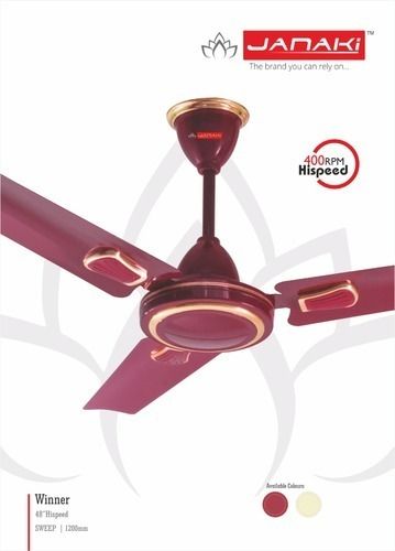 Winner 48" High Speed. 400 Rpm Ceiling Fan