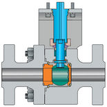 Type R high pressure forged metal seated ball valves