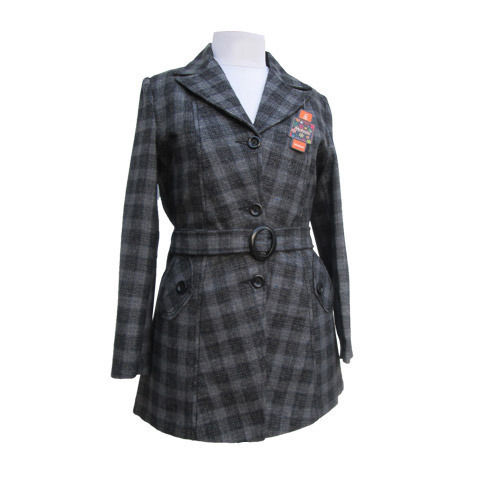 Tablets Ladies Designer Woolen Coat