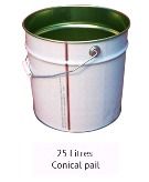 25 Litres Conical Pails