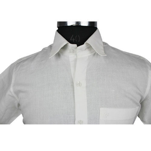 White Plain Half Sleeves Shirt at Best Price in Delhi | Deep Fashion