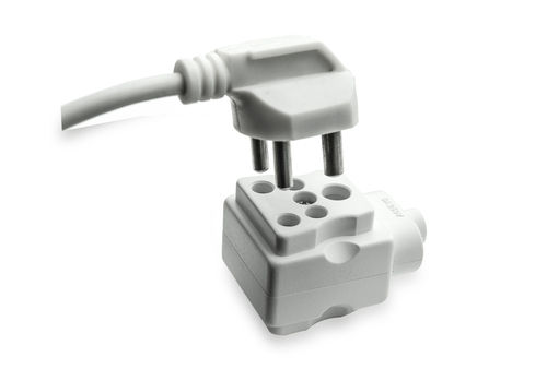 White Mono Extension Socket 6A