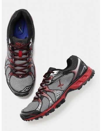 Men Grey Running Shoes