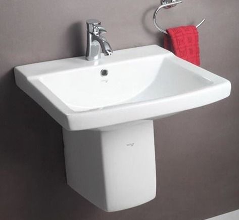 Wash Basin and Half Pedestal