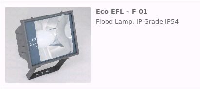 Flood Lamp Eco Efl- F01