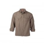 Mens Brown Outdoor Shirt