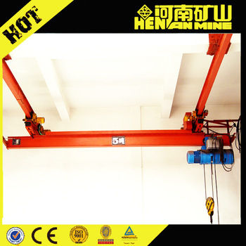 5 Ton Underslung Tavol Heavy Duty Steel Factory Overhead Crane With Topping Trolley