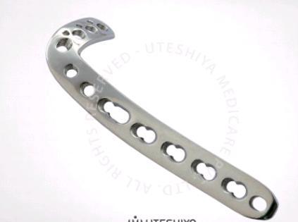 Anterolateral Distal Tibia Locking Plate a   (3.5 mm Left & Right Side)