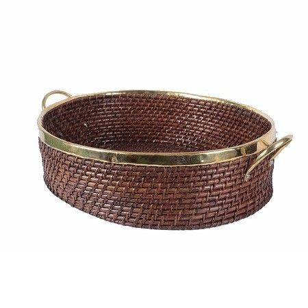 Small Oval Cane Basket