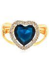 Bella Valentine Collection Designer Heart Shape Crystal Bracelet