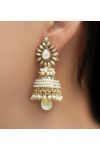 YouBella Stylish and Trendy Gold Plated Pearl Jhumki Earrings