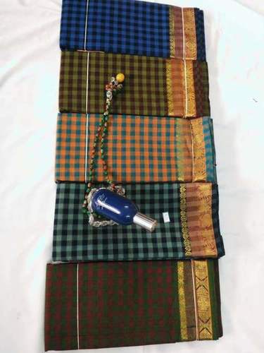 Checks Chettinadu Saree