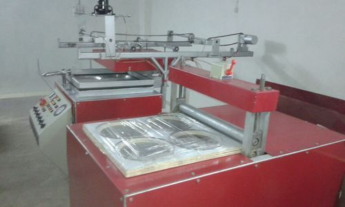 Thermocol Plate Making Machine - HIPS, PVC, EPS, ABS Material, 20"x24" Forming Area | Semi-Automatic, 7200 Pcs Thali Production in 10 Hours