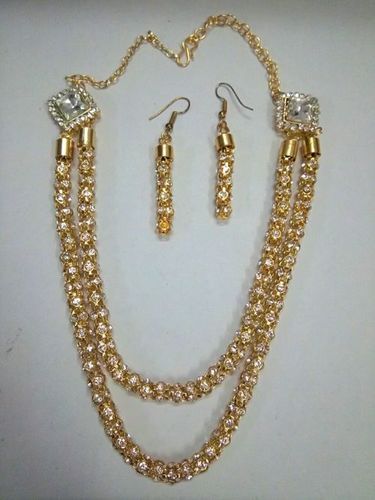 Artificial Necklace with Earring Set