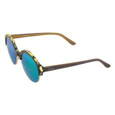 Browline Mirror Green Sunglass